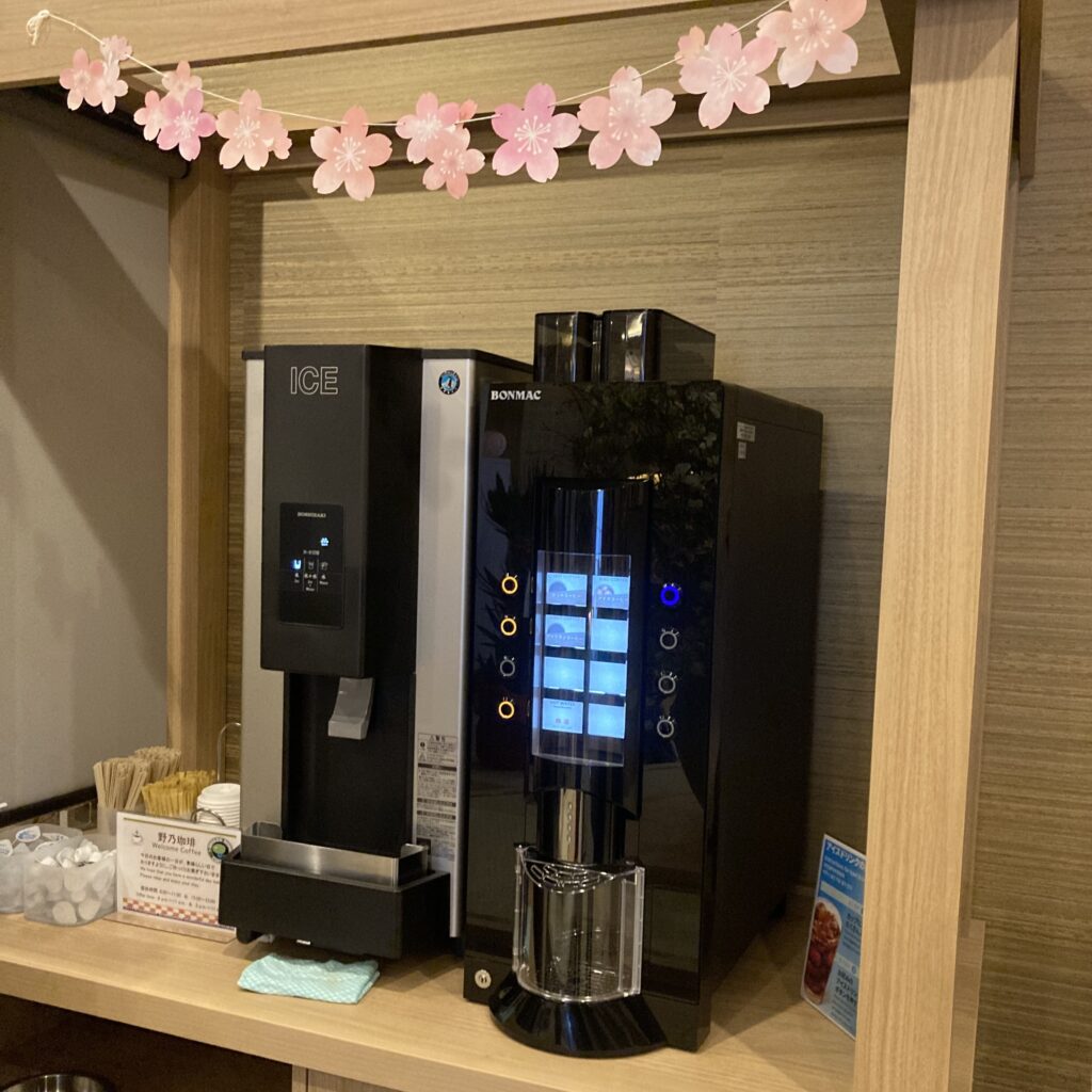 【御宿野乃 福井】コーヒーマシン