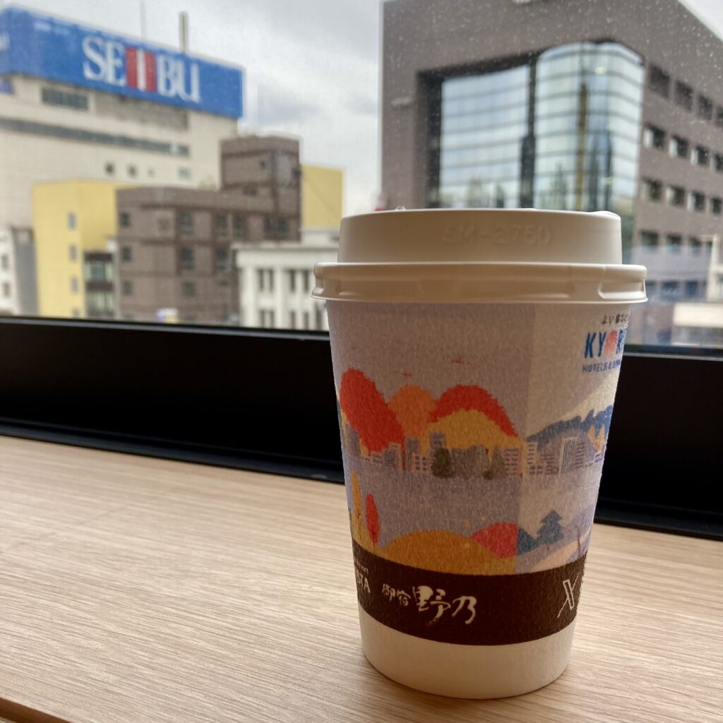 【御宿野乃 福井】部屋でゆっくりコーヒー